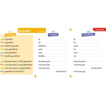 Mon bloc Conjugaison CM1/CM2