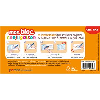 Mon bloc Conjugaison CM1/CM2