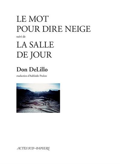 Le mot pour dire neige