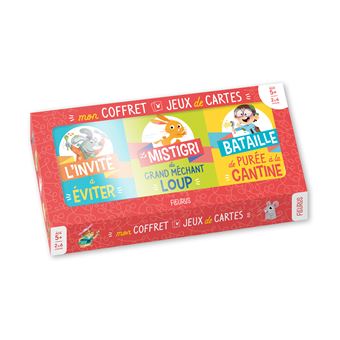 Mes 3 jeux de cartes (Le mistigri du Grand Méchant Loup / Bataille de purée à la cantine / L invité