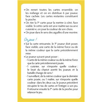 Mes 3 jeux de cartes (Le mistigri du Grand Méchant Loup / Bataille de purée à la cantine / L invité