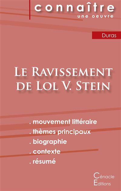 Fiche de lecture le ravissement de lol v stein de marguerite
