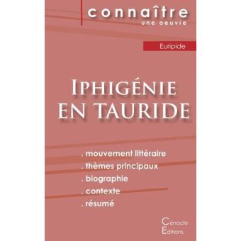 Fiche De Lecture Iphigenie En Tauride De Euripide Analyse Litteraire De Reference Et Resume Complet Analyse Litteraire De Reference Et Resume Complet Broche Euripide Achat Livre Fnac