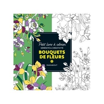 Petit livre à colorier - Bouquet de fleurs