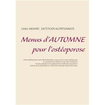 Menus d'automne pour l'ostéoporose