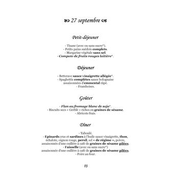 Menus d'automne pour l'ostéoporose