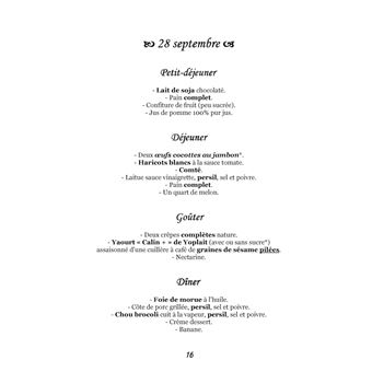 Menus d'automne pour l'ostéoporose