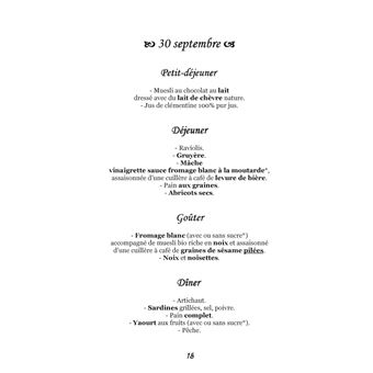 Menus d'automne pour l'ostéoporose