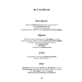 Menus d'automne pour l'ostéoporose