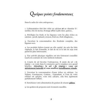 Menus d'automne pour l'ostéoporose