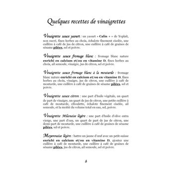 Menus d'automne pour l'ostéoporose