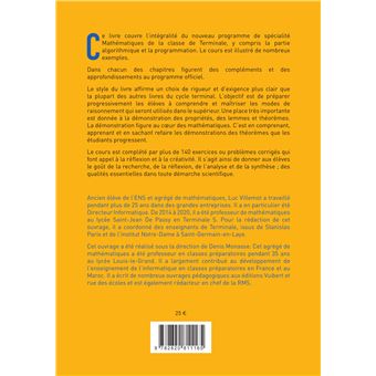 Manuel de mathématiques spécialité Terminale