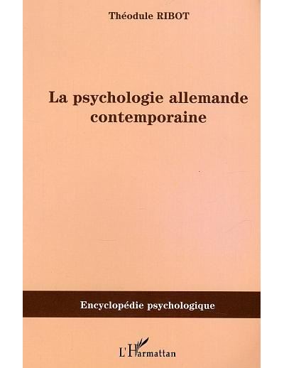 La psychologie allemande contemporaine