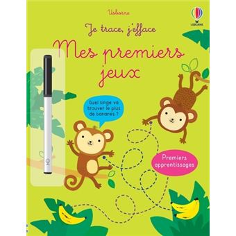 Mes premiers jeux - Je trace, j'efface Premiers apprentissages