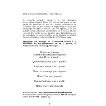 Dictionnaire alimentaire de la goutte