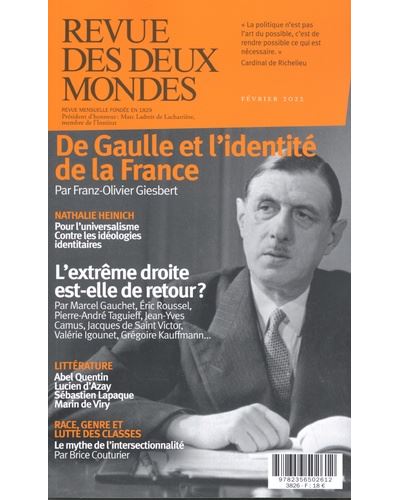 Revue des deux Mondes Février 2022