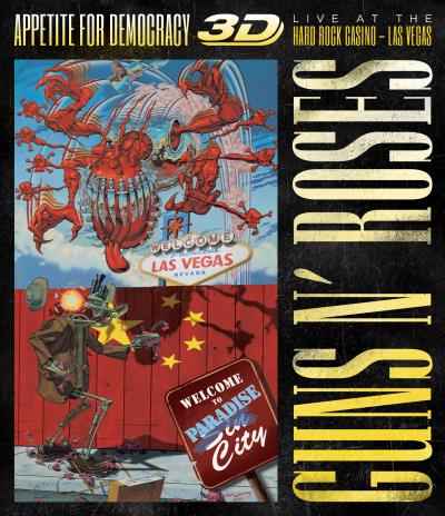 Appetite for democracy live in Las Vegas 3D Blu-Ray + 2 CD