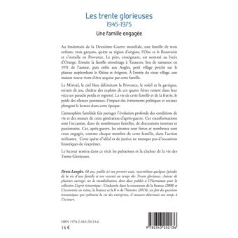 Les trente glorieuses