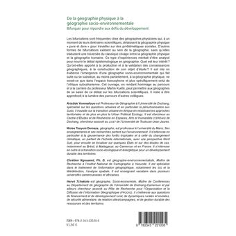 De la géographie physique à la géographie socio-environnementale