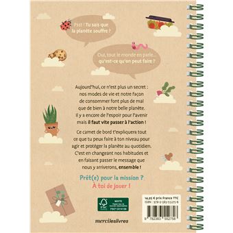 Mon carnet de bord - Mission : protéger la planète