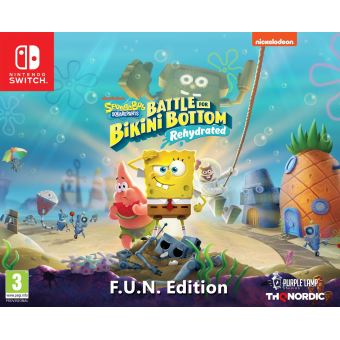 SpongeBob SquarePants Battle for Bikini Bottom Rehydrated F.U.N. Edition Nintendo Switch