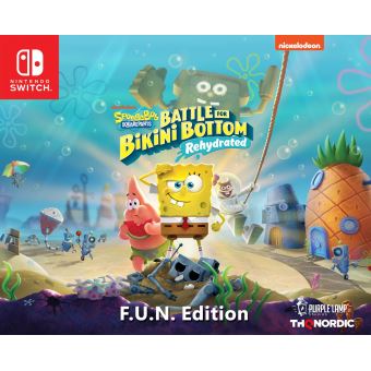 SpongeBob SquarePants Battle for Bikini Bottom Rehydrated F.U.N. Edition Nintendo Switch