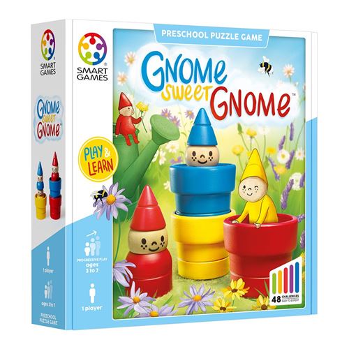 Jeux éducatifs et électroniques Gnome Sweet Gnome (48 Opdrachten)  Smart Games
