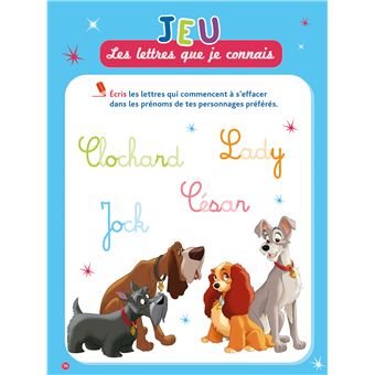 Disney - Grands Classiques - J'apprends à écrire les minuscules PS - MS (3-5 ans)