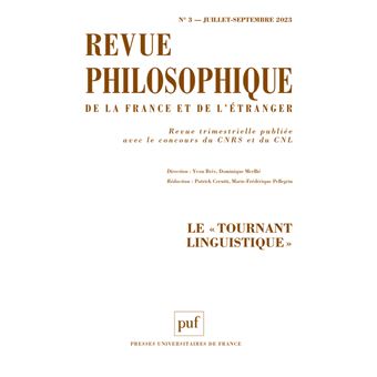 Revue philosophique 2023, t. 148(3)