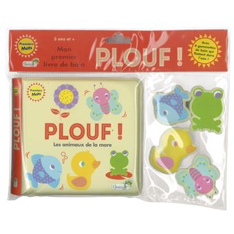 Plouf - animaux de la mare (livre de bain)