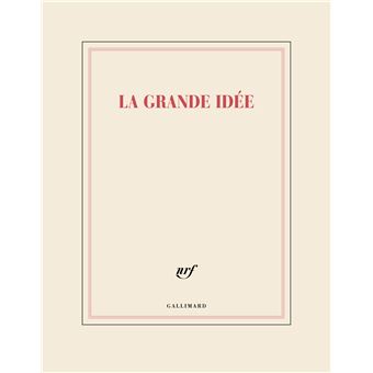 Carnet Grand format "La grande idée" (papeterie)