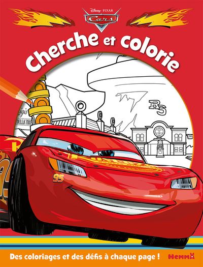 Cars 3 cherche et colorie