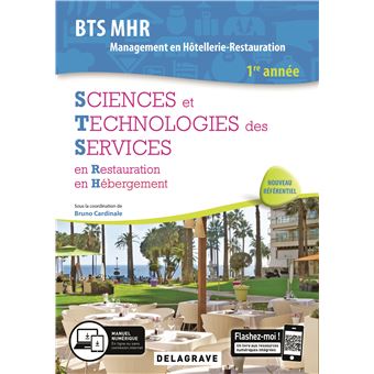 Sciences et Technologies des Services (STS) 1re année BTS MHR (2019) - Pochette élève
