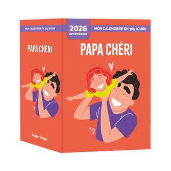 Mon calendrier 2026 - Papa chéri