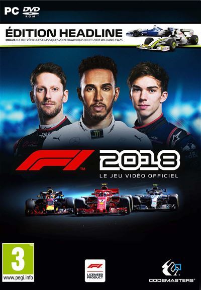 F1 2018 Édition Headline PC État correct - Koch Media reconditionné disponible sur Fnac