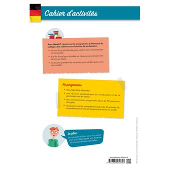 Allemand. Bereit ?  Cahier d'activités pour le collège. A1-A2 [cycle 4 (5e-4e-3e) et 6e bilangue