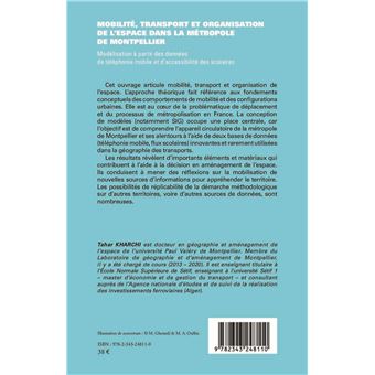 Mobilité, transport et organisation de l'espace dans la métropole de Montpellier
