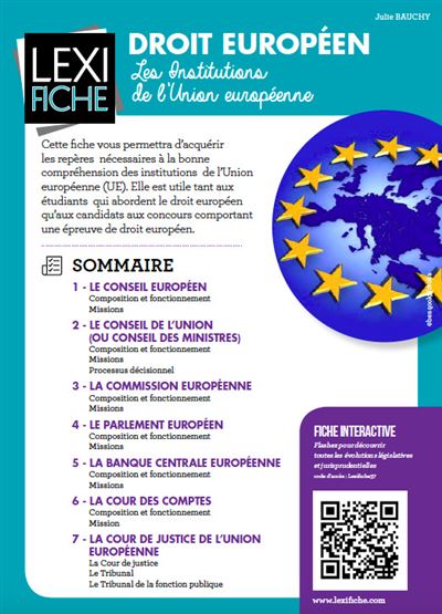 Droit européen - Julie Bauchy - broché