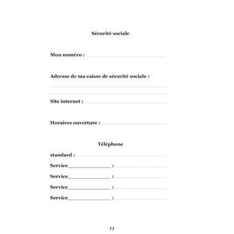 Le journal de ma santé