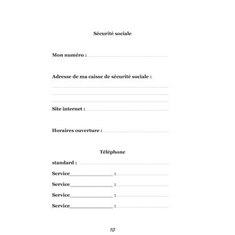 Le journal de ma santé