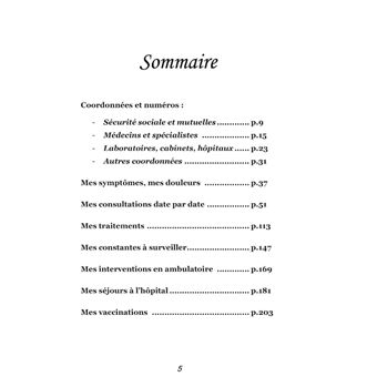 Le journal de ma santé