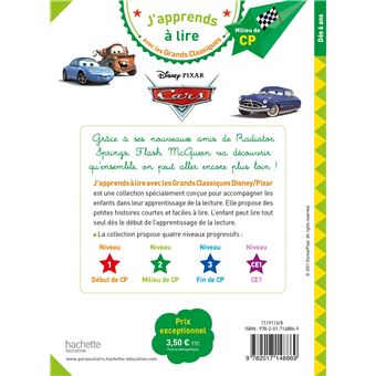 Disney - Cars CP niveau 2