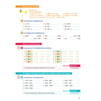 Maths CM1 Ed. 2022  - Livret d'entrainement au calcul fluide