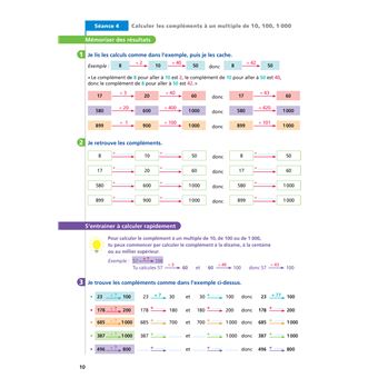 Maths CM1 Ed. 2022  - Livret d'entrainement au calcul fluide