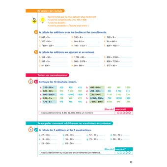 Maths CM1 Ed. 2022  - Livret d'entrainement au calcul fluide