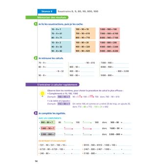 Maths CM1 Ed. 2022  - Livret d'entrainement au calcul fluide