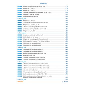 Maths CM1 Ed. 2022  - Livret d'entrainement au calcul fluide