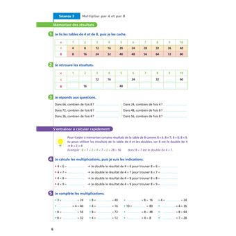 Maths CM1 Ed. 2022  - Livret d'entrainement au calcul fluide