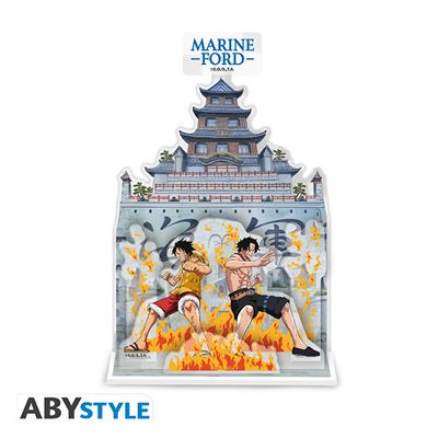 Figurine Acryl One Piece Diorama Marineford