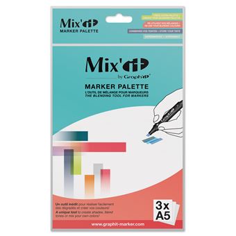 Palette Graph'it Mix'it de mélange pour marqueurs 3 feuilles